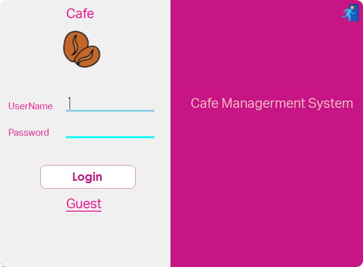 cafe managerment system